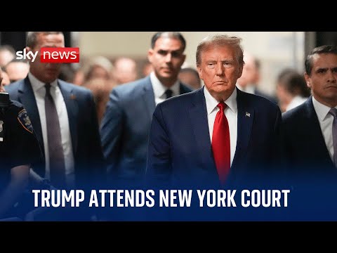 Watch live: Donald Trump attends court hearing to decide when his criminal trial starts