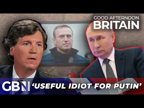 Tucker Carlson blasted as ‘useful idiot for Putin’ as Navalny dies: ‘must feel sick!’