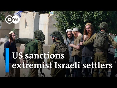 US imposes sanctions on four Israeli settlers in the occupied West Bank | DW News