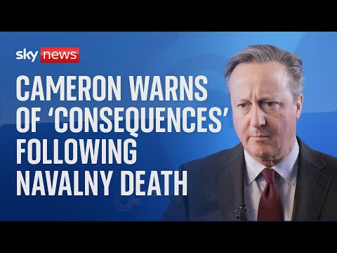Alexei Navalny dies: Cameron says there should be ‘consequences’