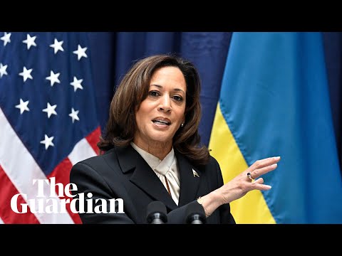 ‘As long as it takes’: Kamala Harris pledges continued support to Ukraine