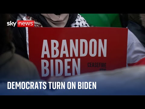 ‘Abandon Biden’: Democrats turn on US President over Israel support