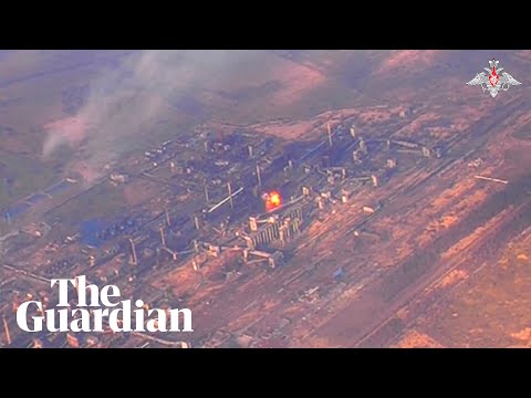 Drone footage captures Avdiivka coke and chemical plant under heavy bombardment