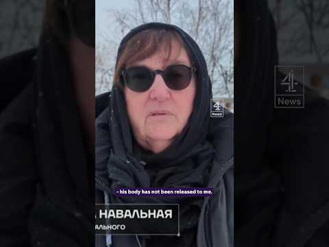 Navalny’s mother tells Putin: ‘Release my son’s body’