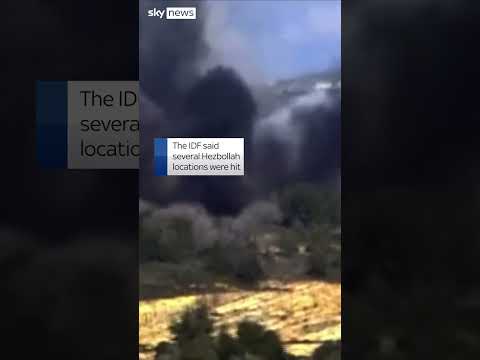 Israel-Hamas war: IDF ‘has attacked Hezbollah targets in Lebanon’