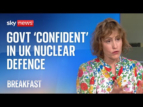 Ministers have ‘complete confidence’ in Trident nuclear deterrence