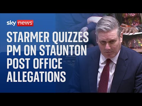 Post Office Scandal: Starmer says Badenoch put PM in ‘tricky situation’ l PMQs