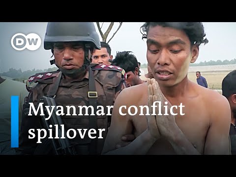 Fighting between rebels and the military junta in Myanmar spills over into Bangladesh | DW News