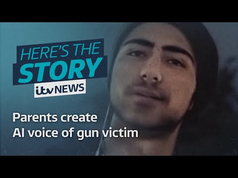 Parents create AI voice of gun victim | ITV News