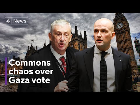 House of Commons chaos and confusion over Gaza ceasefire vote