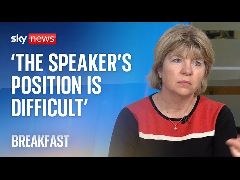Minister would ‘struggle to support’ Speaker Sir Lindsay Hoyle