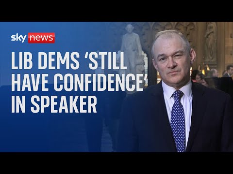 Lib Dem leader Ed Davey says Speaker ‘did his very best’