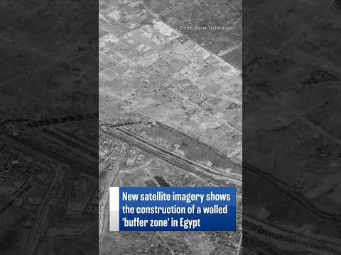 Almost 16.5 square kilometres of land has been cleared on #Egypt’s border with #Gaza.