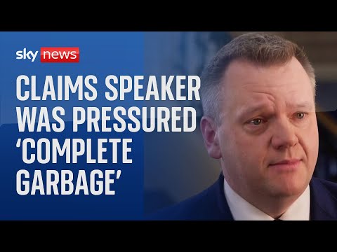 Accusations Speaker was intimidated ‘complete garbage’