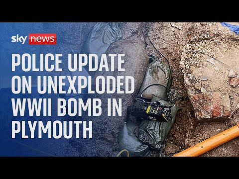 Police share updates on Plymouth WWII bomb that is due to be moved