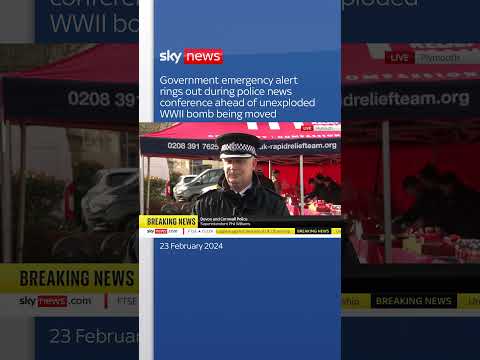 Government alert interrupts police update