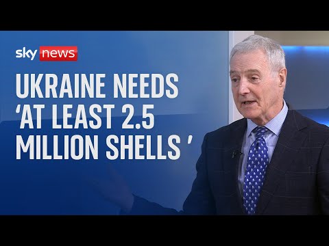 Ukraine needs “at least 2.5 million shells” says military analyst Professor Michael Clarke