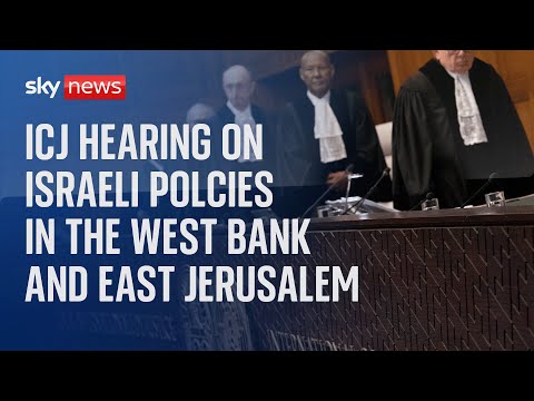 Watch live: ICJ hears case on legality of Israeli policies in occupied West Bank and east Jerusalem