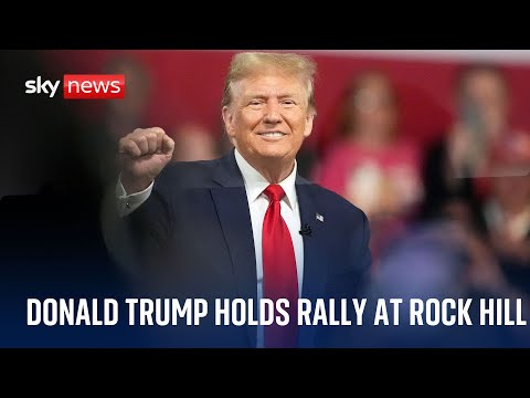 Donald Trump holds rally in South Carolina