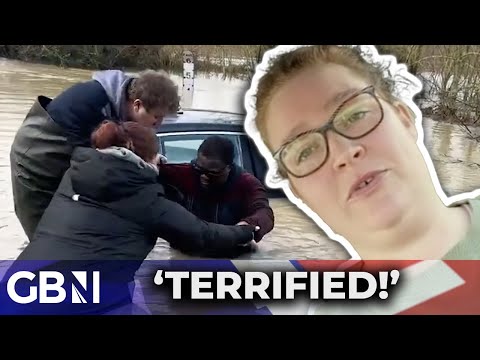 Couple save man from sinking car as firefighters watch and do NOTHING – ‘He was terrified!’