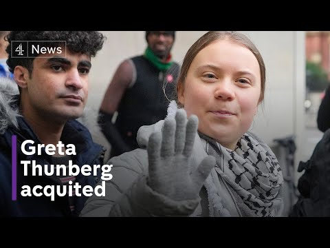 Greta Thunberg found not guilty of public order charge as judge finds ‘no evidence’ against her