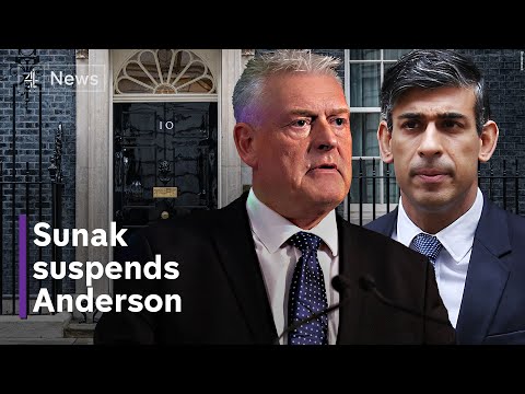 Conservative divide: Lee Anderson suspended for Sadiq Khan comments
