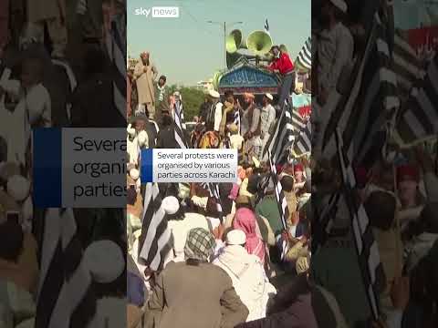 Protests break out in Pakistan over alleged election rigging