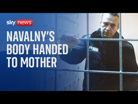 Navalny’s body released to his mother after she refused to negotiate over funeral ultimatum