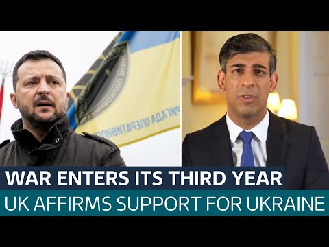 Leaders ‘stand firmly’ with Ukraine as they travel to Kyiv to mark anniversary of war | ITV News