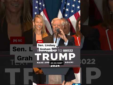 Lindsey Graham booed at Trump’s election night victory party