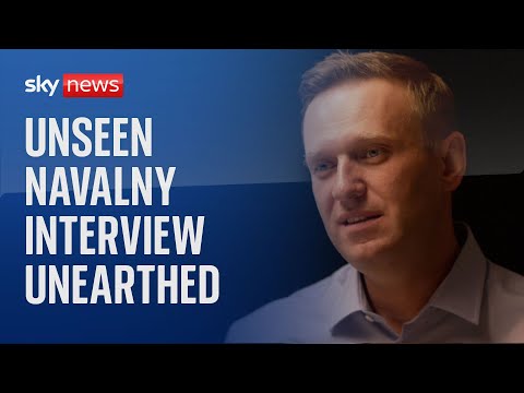 Unseen Alexei Navalny interview sees Putin critic slam Britain and the West
