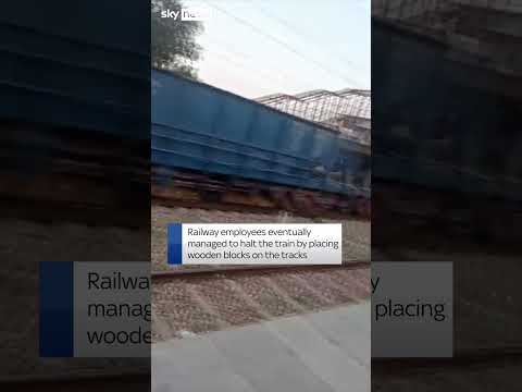 Train ‘travels 40 miles without driver’