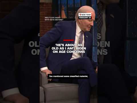 ‘He’s about as old as I am’: Biden on age concerns