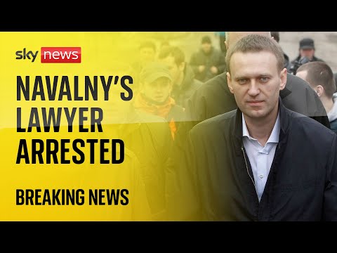 Navalny’s lawyer arrested in Moscow