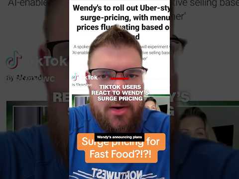 TikTok users react to Wendy’s surge pricing