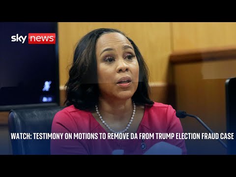 Watch live: Testimony on motions to remove DA Fani Willis from Trump election interference case