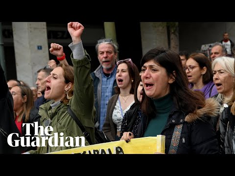Protests break out in Athens on anniversary of deadly train crash