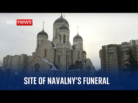 Watch live: The church where Alexei Navalny’s funeral will take place