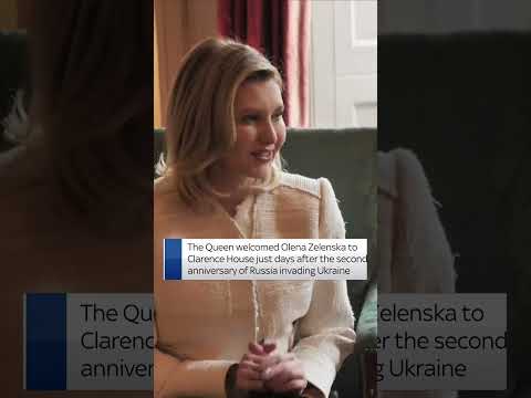 Queen welcomes Ukraine’s First Lady