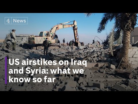 US strikes on 85 Iran-linked targets in Iraq and Syria kill 16 people, says Iraqi government