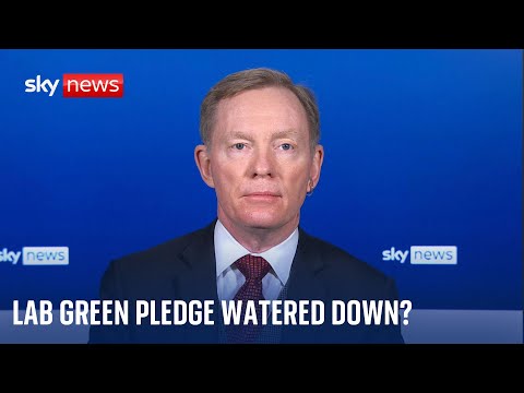 Labour: Green pledge is now an ‘ambitious commitment’, says Sir Chris Bryant