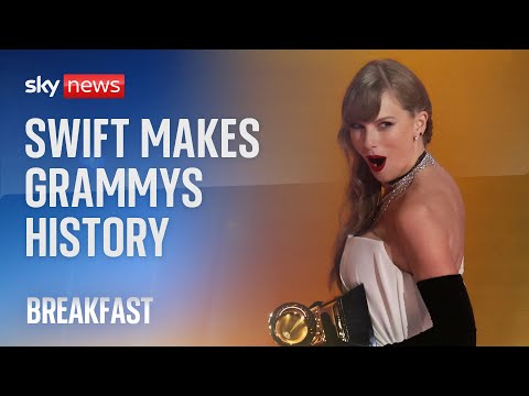 The Grammys: Taylor Swift makes history as women dominate awards