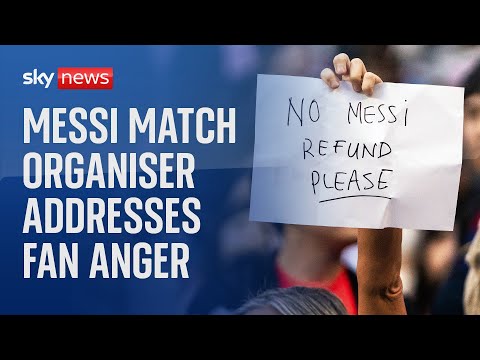 Organiser behind Lionel Messi exhibition match in Hong Kong hosts news conference