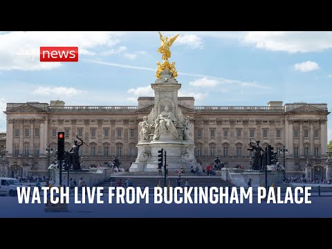 Watch: Outside Buckingham Palace as King Charles III is diagnosed with cancer