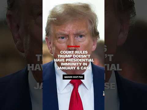 Court rules Trump does not have immunity from 2020 election subversion prosecution