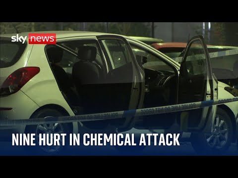BREAKING: Nine injured after ‘corrosive substance’ thrown in south London