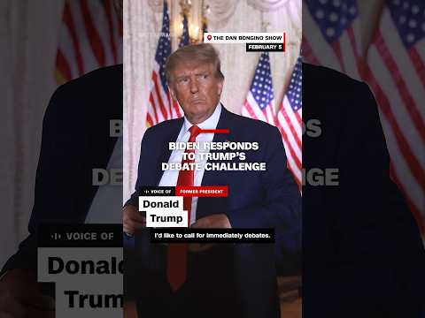 Biden responds to Trump’s debate challenge
