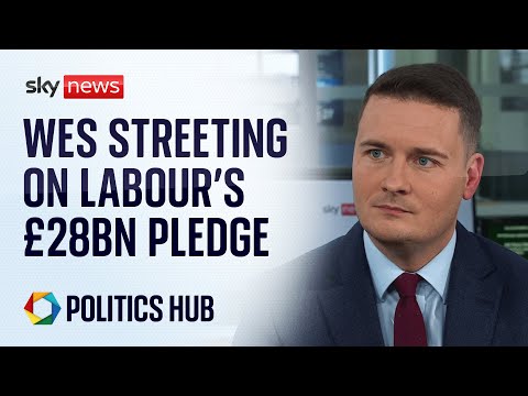 Labour’s Wes Streeting pressed on whether Labour will abandon its £28bn green pledge