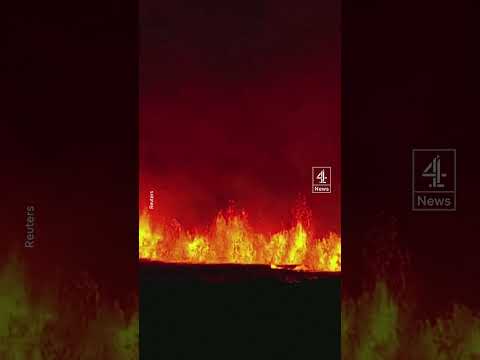 Iceland volcano erupts again