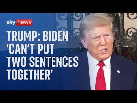Trump: Biden ‘can’t put two sentences together’ as world could face ‘WWIII’